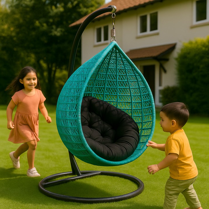 Swing Chair with Cushion - Image 2